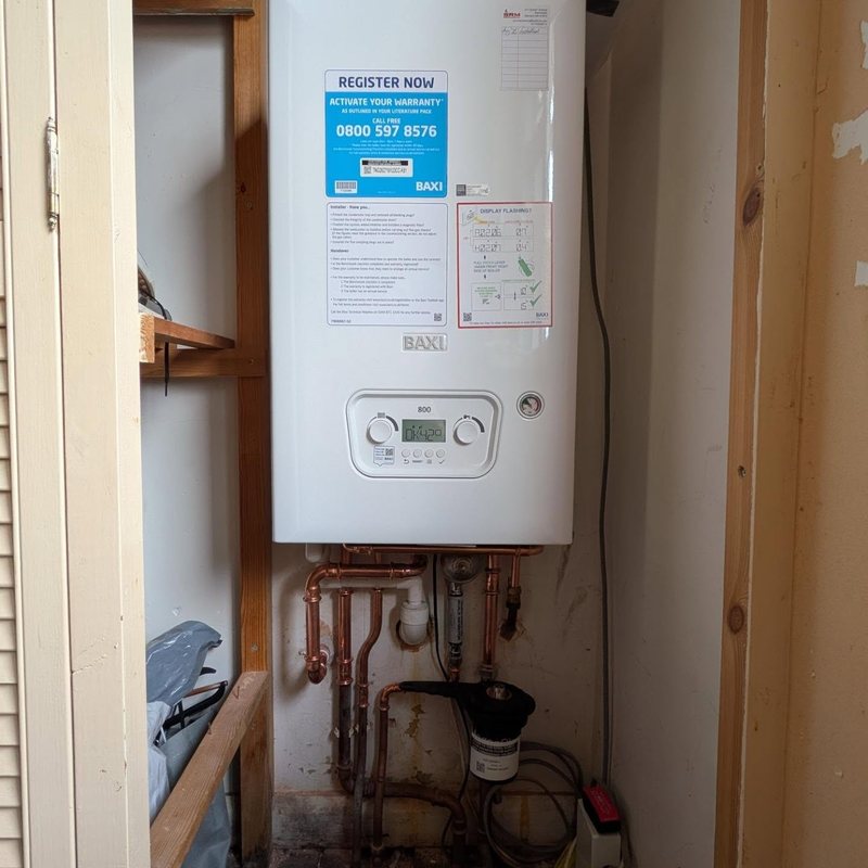 Boiler Installation & Servicing completed job