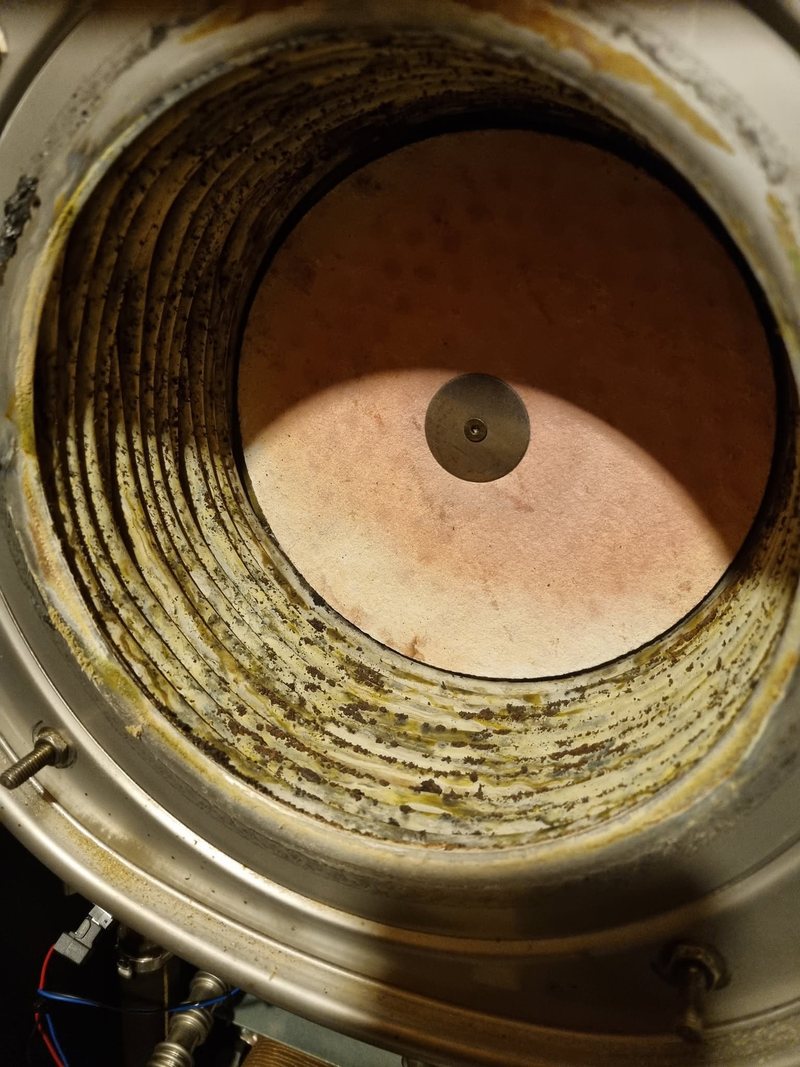 Flue after cleaning